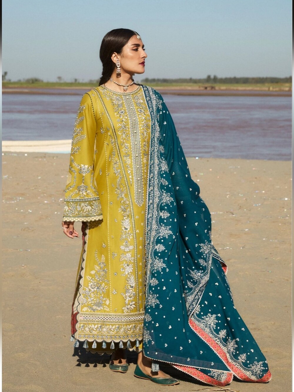 Hussain Rehar Designer Dress
